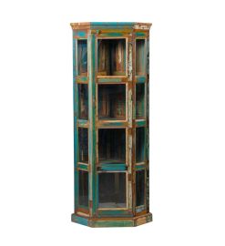 Reclaimed Wood Glass Corner