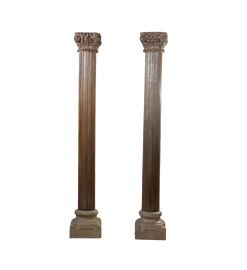Rustic Wooden Pillar