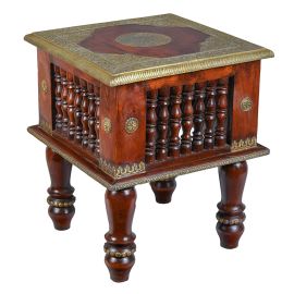 Heritage Brass Fitted Table