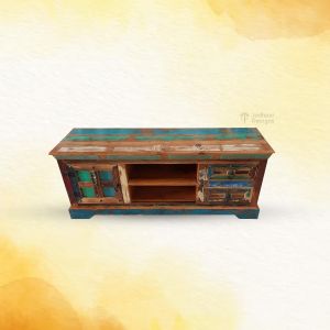 Reclaimed Wood TV Unit