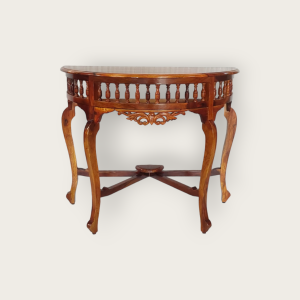 Wooden Half Round Console (Assorted Colours)