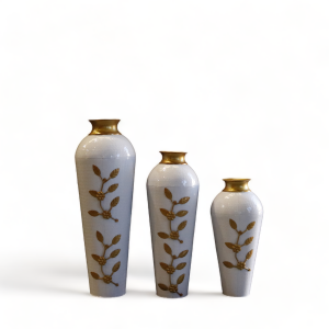 Long White Flower Pot (Large)