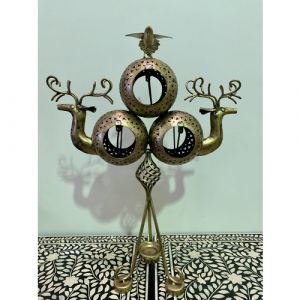 Deer Lantern Stand