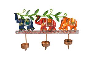 Elephant Wall Candle Holder