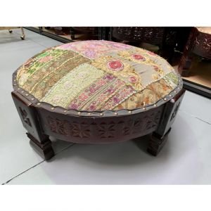 Patchwork Chakki Stool