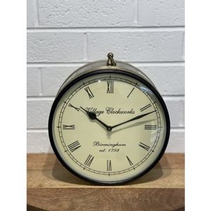 Iron Platform Clock 10"