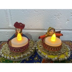 Puppets T-Light Holder (Set of 2)