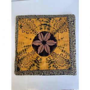 Yellow Tie Dye Cushion Cover