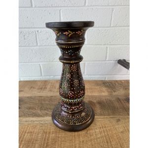 Pillar Candle Holder (Brown)