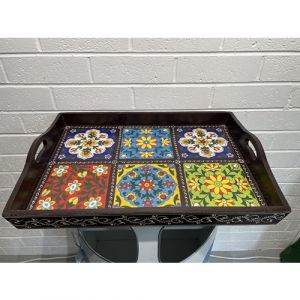 Wooden Tile Fitted Box