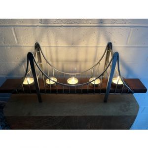 Bridge Five Pillar Candle Holder