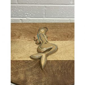 Paper-Birch Wood Mermaid Hanging