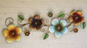 Flower Iron Wall Decor