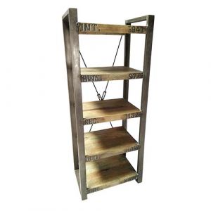 Book Shelf  Wooden Iron