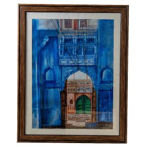 Blue City Haveli Archway Painting