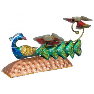 Duo Peacock T-light