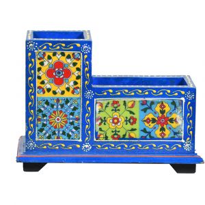 Tile Fitted Pen Card Stand