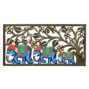 Elephant Wooden Panel
