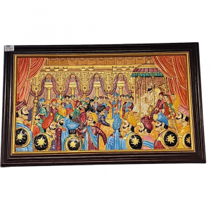 Handpainted Chatrapati Shivaji Maharaj Art