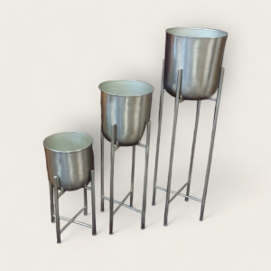 Silver Planter (Set of 3)