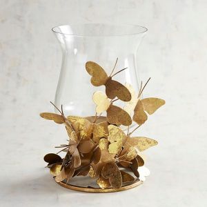 Butterfly Hurricane Glass