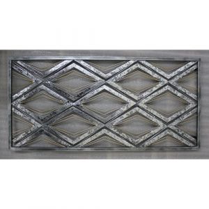 Diamond Pattern Wall Décor Gold/Silver