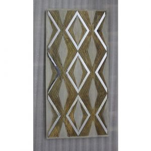 Wood Diamond Wall Décor