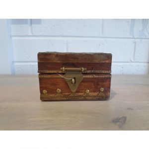 Wooden Brass Fitted Box
