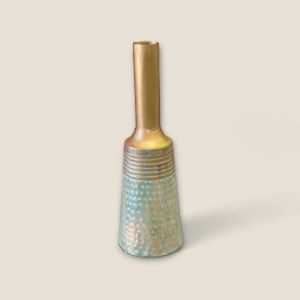 Blue & Gold Flower Pot
