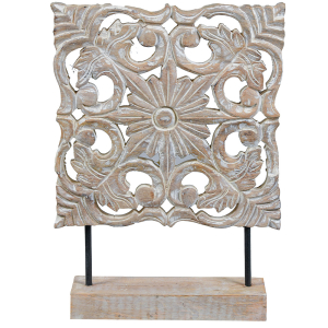 Mandala Carved Stand