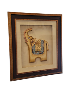 Wooden Elephant Art