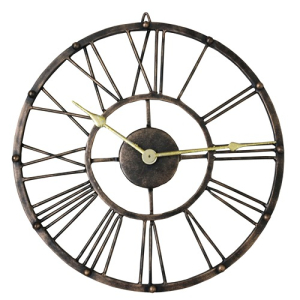 Roman Clock Copper Finish