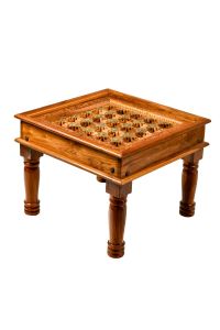 Wooden Bagura Coffee Table Square Small 