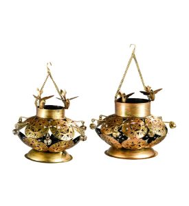 Hanging Diya Bird Lantern