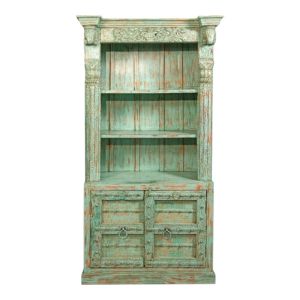 Green Rustic Bookcase