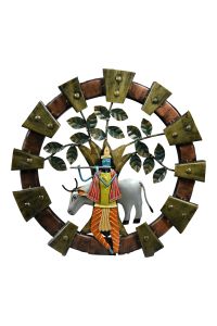Iron Krishna Wall Hanging
