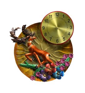 Iron Deer Clock