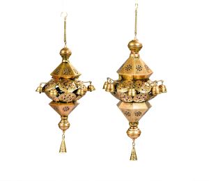 Iron Hanging Lamp (Set of 2)