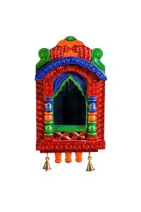 Small Handpainted Red Jharokha