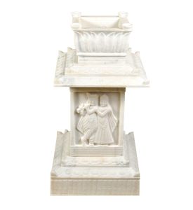 Radha Krishna Design Tulsi Pot