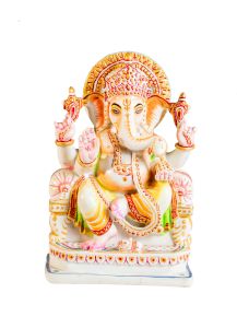 15 Inch Resin Ganesha Statue