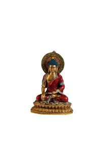 Resin Buddha Statue Copper Finish