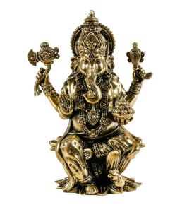 Brass Ganesha 4 inches