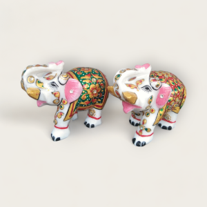 Painted Marble Elephant (Assorted Sizes)