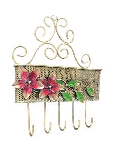 Golden Bloom Key Holder