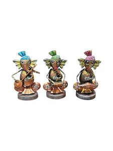 Sitting Musical Ganesha