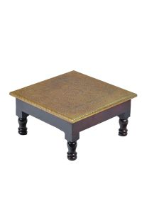 Square Brass Fitted Bajot