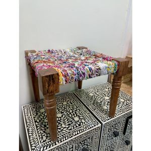 Multicolour Manji Stool