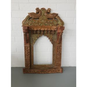 Antique Peacock Jharokha (Green)