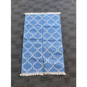 Handmade Cotton Durrie (153.5cm x 97.5cm)